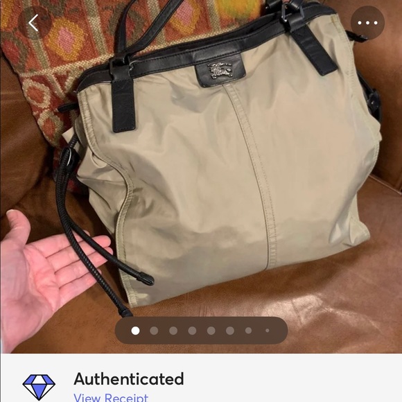 Burberry Handbags - **SOLD** Burberry Buckleigh Nylon black Tote purse